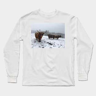 Scottish Highland Cattle Cows 2378 Long Sleeve T-Shirt